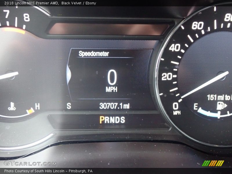 Black Velvet / Ebony 2018 Lincoln MKC Premier AWD