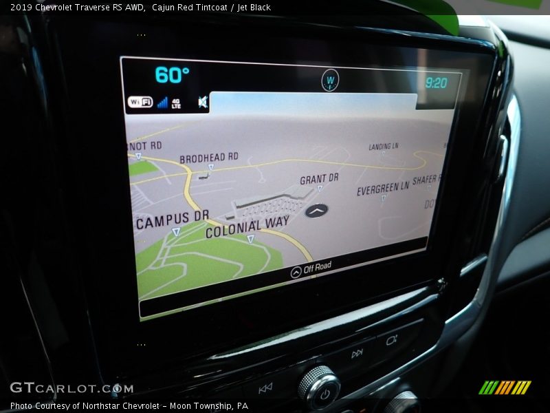 Cajun Red Tintcoat / Jet Black 2019 Chevrolet Traverse RS AWD