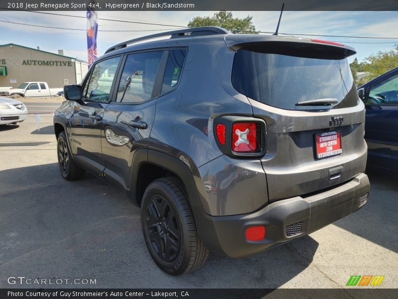 Hypergreen / Black/Sandstorm 2018 Jeep Renegade Sport 4x4