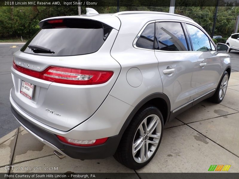 Ingot Silver / Ebony 2018 Lincoln MKC Reserve AWD