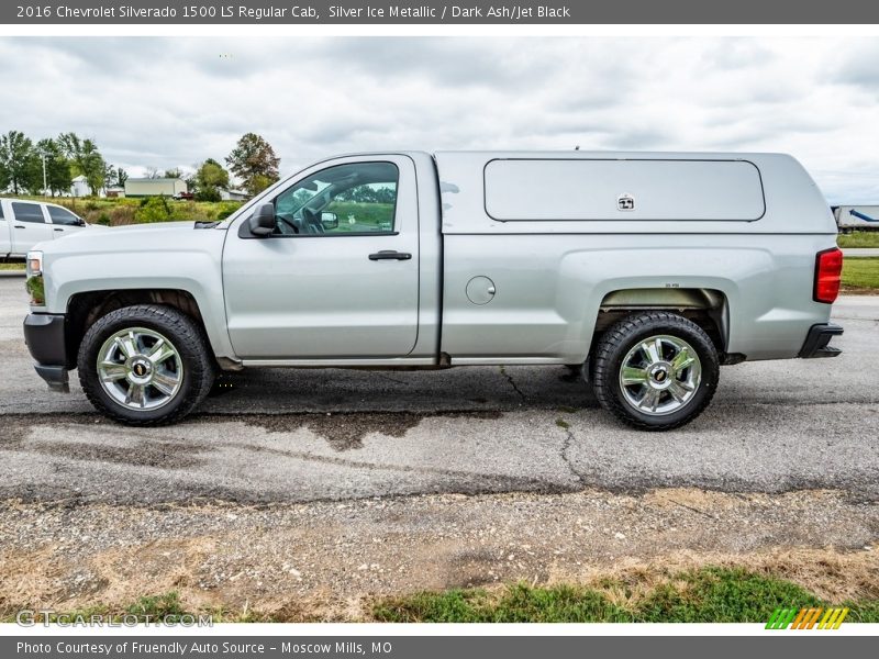Silver Ice Metallic / Dark Ash/Jet Black 2016 Chevrolet Silverado 1500 LS Regular Cab