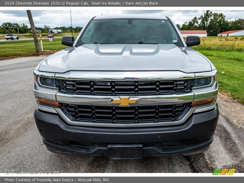Silver Ice Metallic / Dark Ash/Jet Black 2016 Chevrolet Silverado 1500 LS Regular Cab