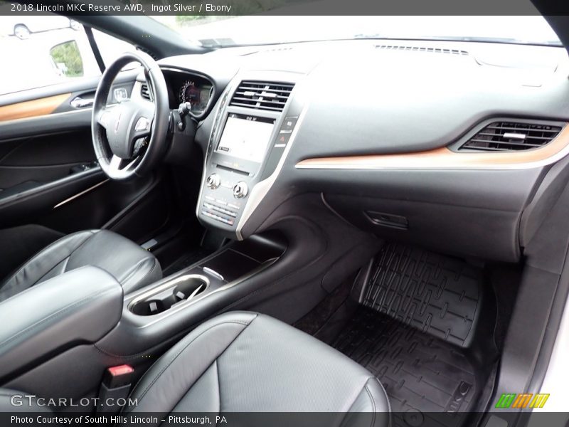 Ingot Silver / Ebony 2018 Lincoln MKC Reserve AWD