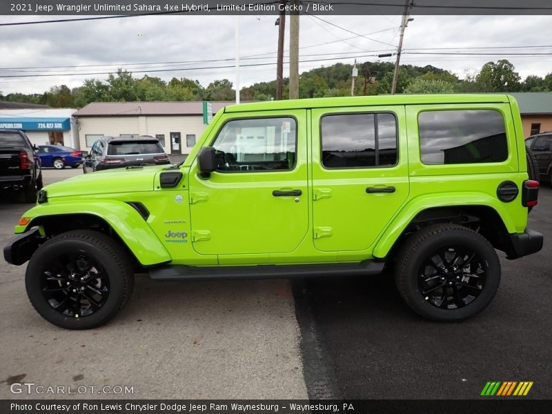  2021 Wrangler Unlimited Sahara 4xe Hybrid Limited Edition Gecko