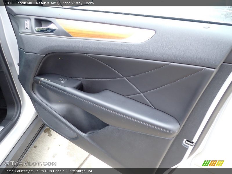 Ingot Silver / Ebony 2018 Lincoln MKC Reserve AWD