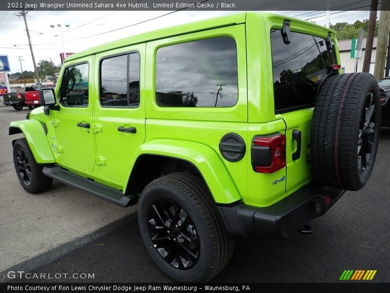 Limited Edition Gecko / Black 2021 Jeep Wrangler Unlimited Sahara 4xe Hybrid