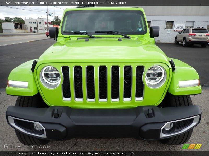 Limited Edition Gecko / Black 2021 Jeep Wrangler Unlimited Sahara 4xe Hybrid