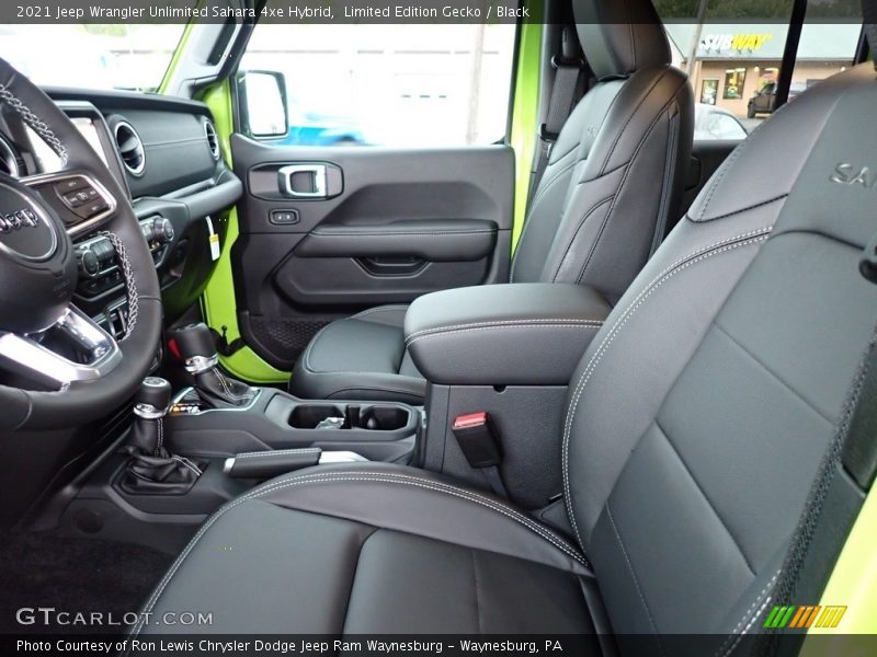 Front Seat of 2021 Wrangler Unlimited Sahara 4xe Hybrid