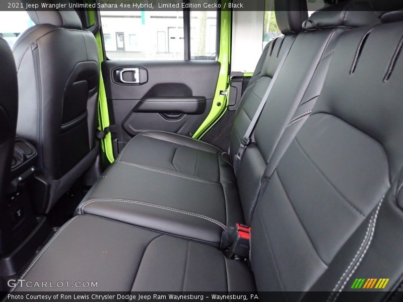 Rear Seat of 2021 Wrangler Unlimited Sahara 4xe Hybrid