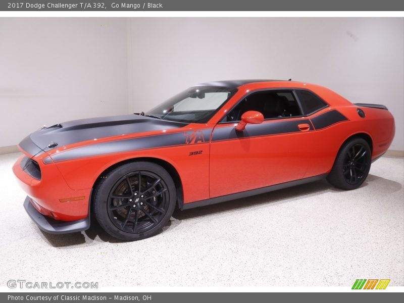 Go Mango / Black 2017 Dodge Challenger T/A 392