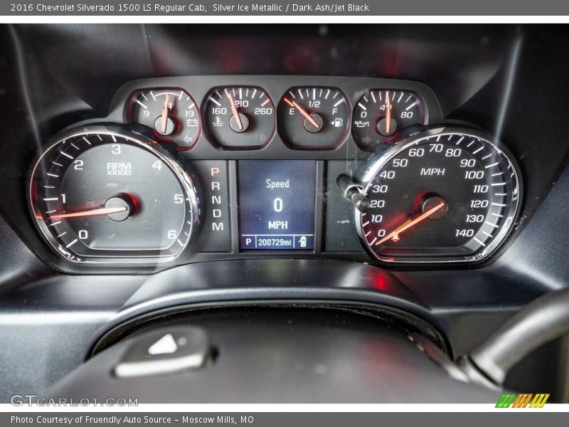  2016 Silverado 1500 LS Regular Cab LS Regular Cab Gauges