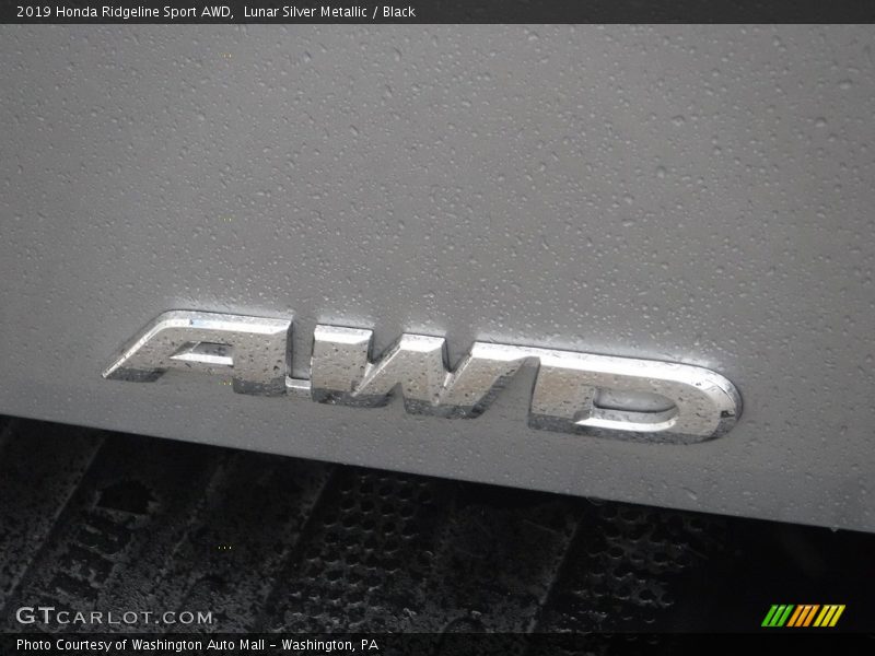 Lunar Silver Metallic / Black 2019 Honda Ridgeline Sport AWD