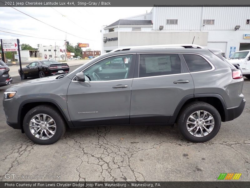 Sting-Gray / Black 2021 Jeep Cherokee Latitude Lux 4x4
