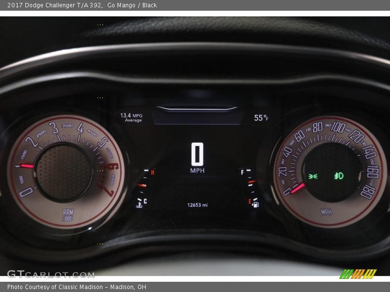 Go Mango / Black 2017 Dodge Challenger T/A 392