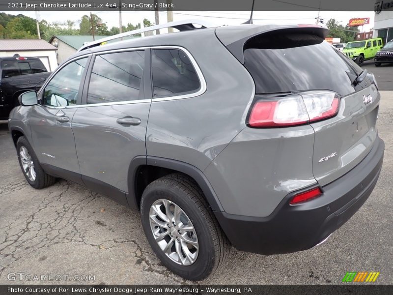 Sting-Gray / Black 2021 Jeep Cherokee Latitude Lux 4x4