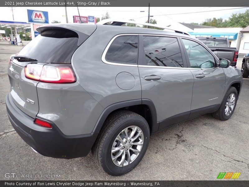 Sting-Gray / Black 2021 Jeep Cherokee Latitude Lux 4x4
