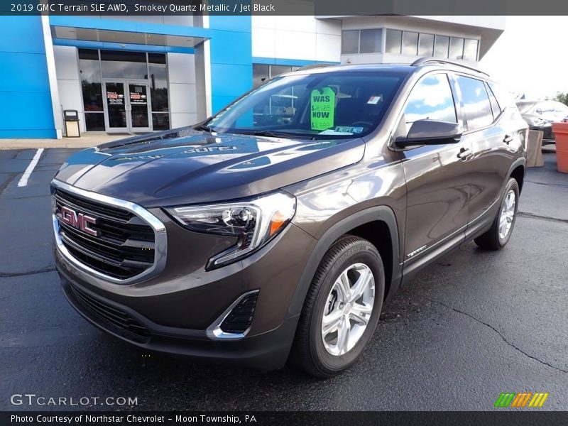 Smokey Quartz Metallic / Jet Black 2019 GMC Terrain SLE AWD