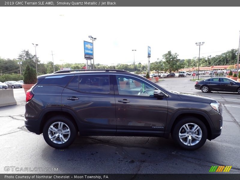 Smokey Quartz Metallic / Jet Black 2019 GMC Terrain SLE AWD