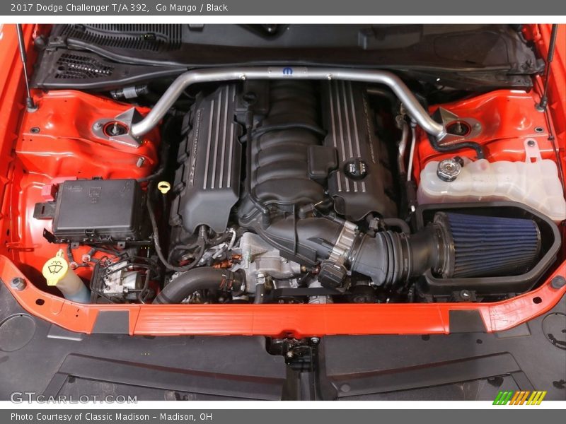 Go Mango / Black 2017 Dodge Challenger T/A 392