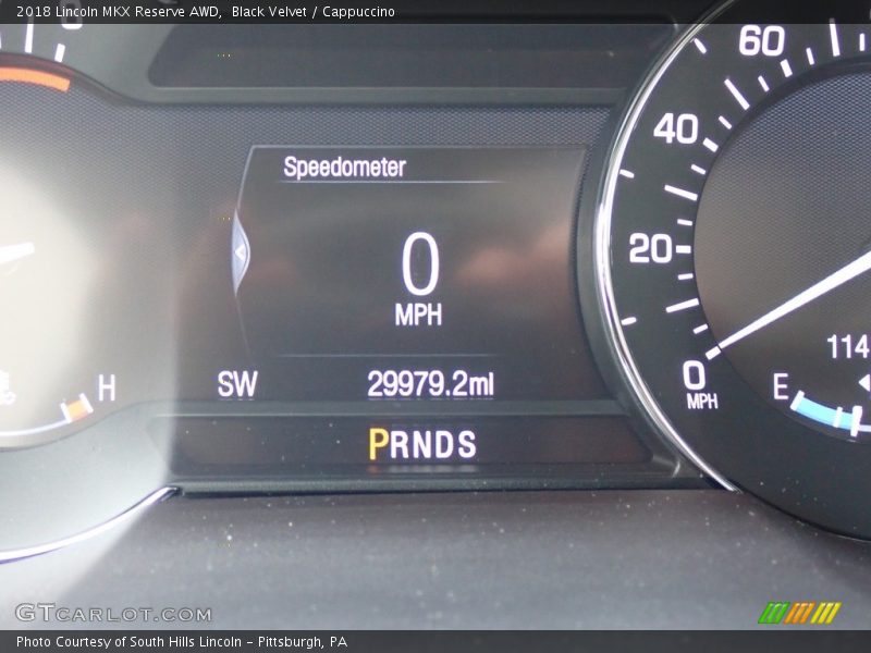 Black Velvet / Cappuccino 2018 Lincoln MKX Reserve AWD