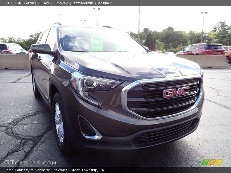 Smokey Quartz Metallic / Jet Black 2019 GMC Terrain SLE AWD