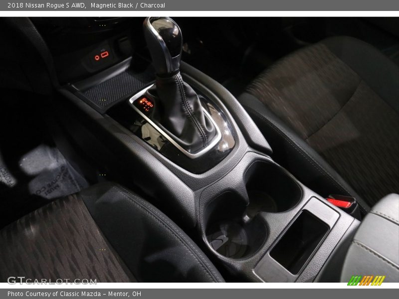 Magnetic Black / Charcoal 2018 Nissan Rogue S AWD