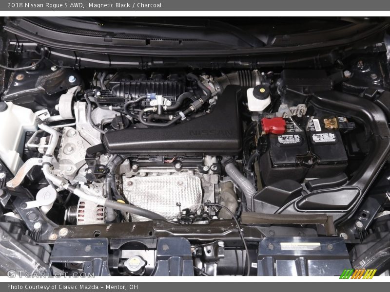 Magnetic Black / Charcoal 2018 Nissan Rogue S AWD