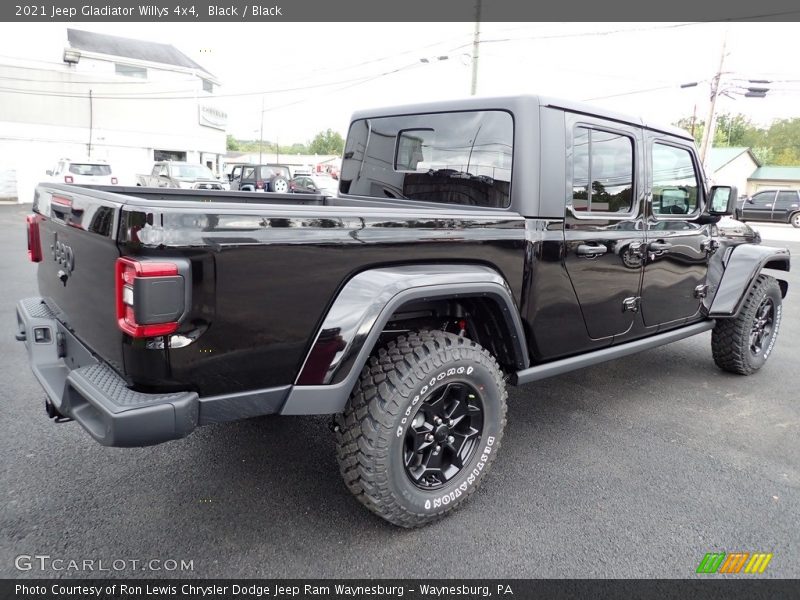 Black / Black 2021 Jeep Gladiator Willys 4x4