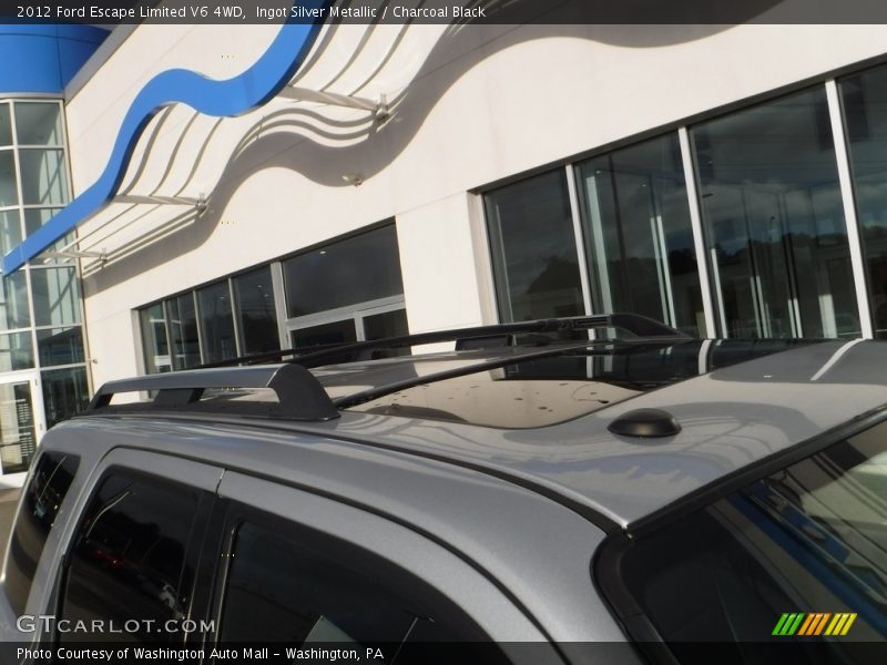 Ingot Silver Metallic / Charcoal Black 2012 Ford Escape Limited V6 4WD