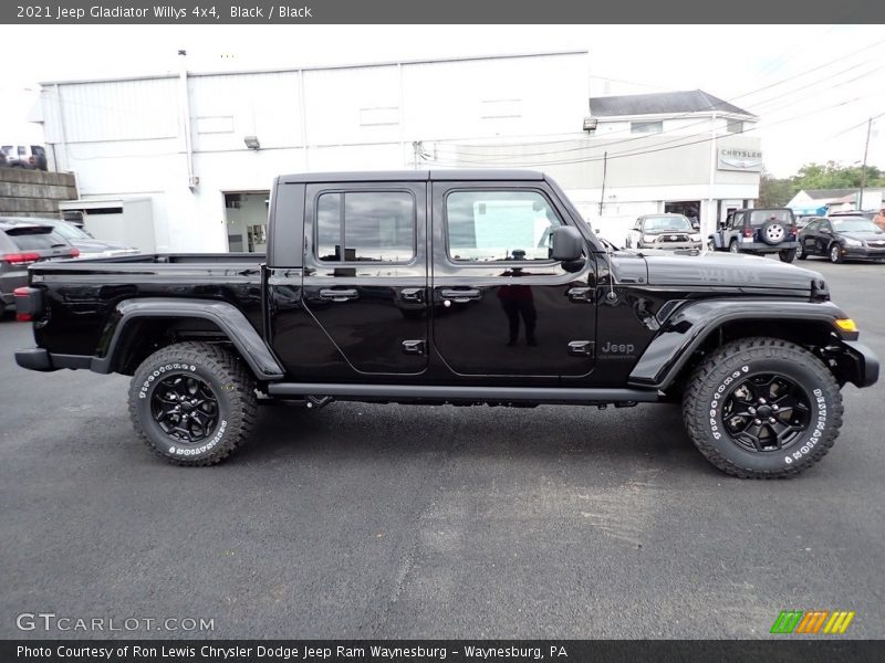 Black / Black 2021 Jeep Gladiator Willys 4x4