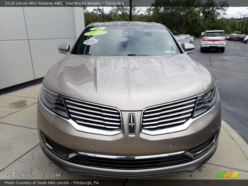 Iced Mocha Metallic / Terracotta 2018 Lincoln MKX Reserve AWD