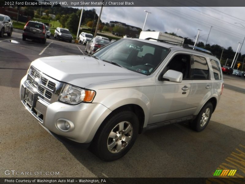 Ingot Silver Metallic / Charcoal Black 2012 Ford Escape Limited V6 4WD