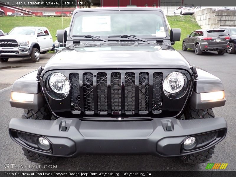 Black / Black 2021 Jeep Gladiator Willys 4x4
