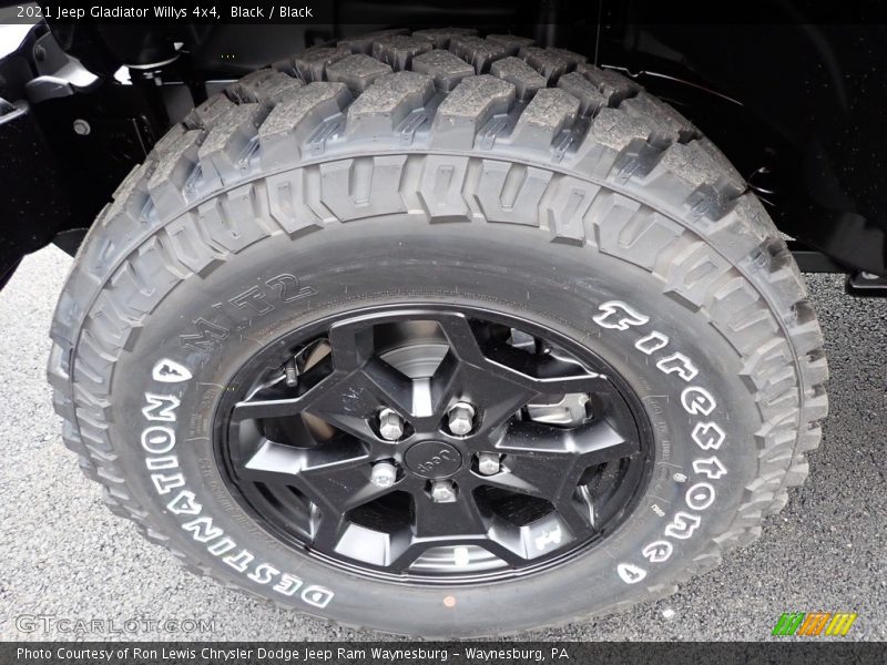Black / Black 2021 Jeep Gladiator Willys 4x4