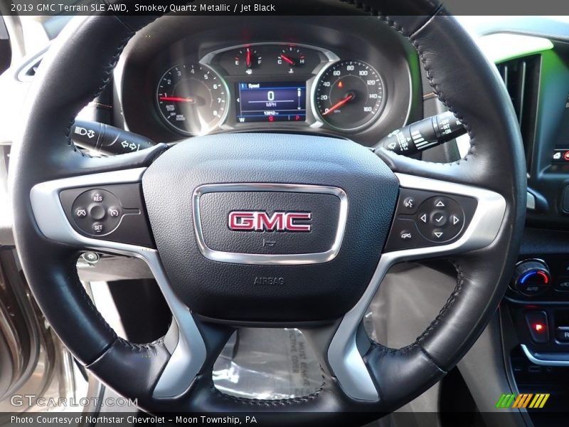 Smokey Quartz Metallic / Jet Black 2019 GMC Terrain SLE AWD