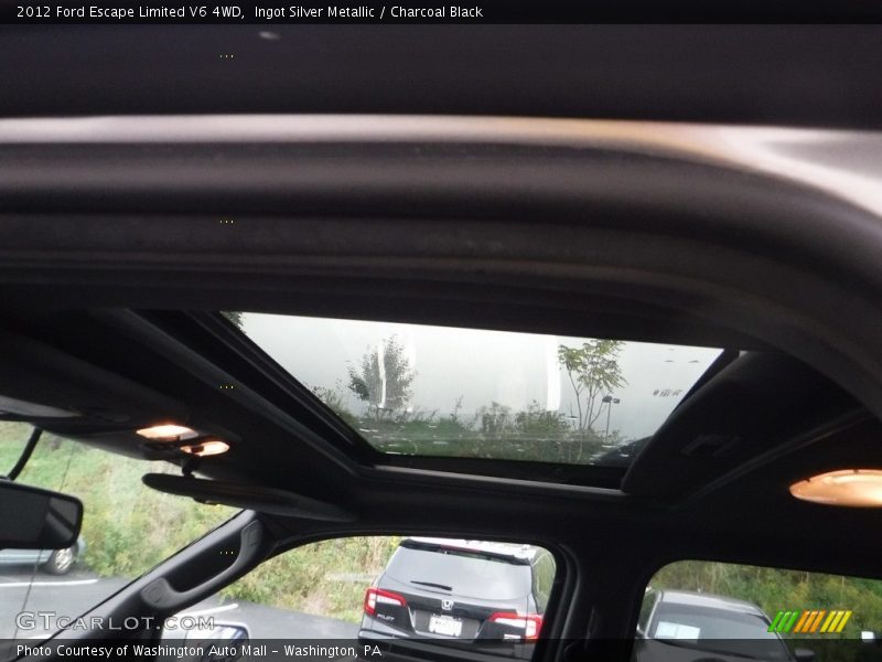 Ingot Silver Metallic / Charcoal Black 2012 Ford Escape Limited V6 4WD