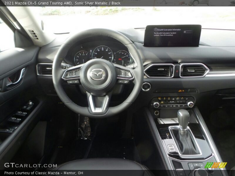 Sonic Silver Metallic / Black 2021 Mazda CX-5 Grand Touring AWD