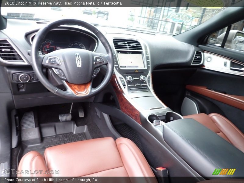 Iced Mocha Metallic / Terracotta 2018 Lincoln MKX Reserve AWD