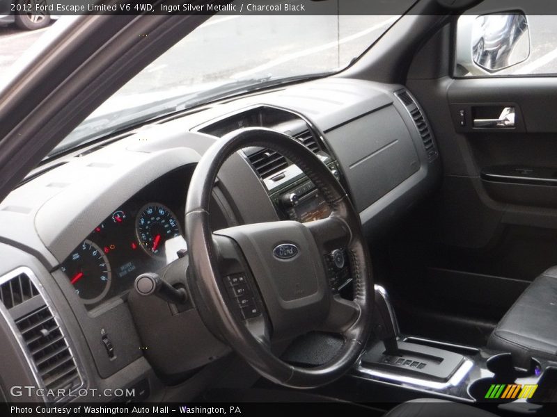 Ingot Silver Metallic / Charcoal Black 2012 Ford Escape Limited V6 4WD