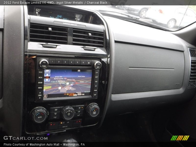 Ingot Silver Metallic / Charcoal Black 2012 Ford Escape Limited V6 4WD