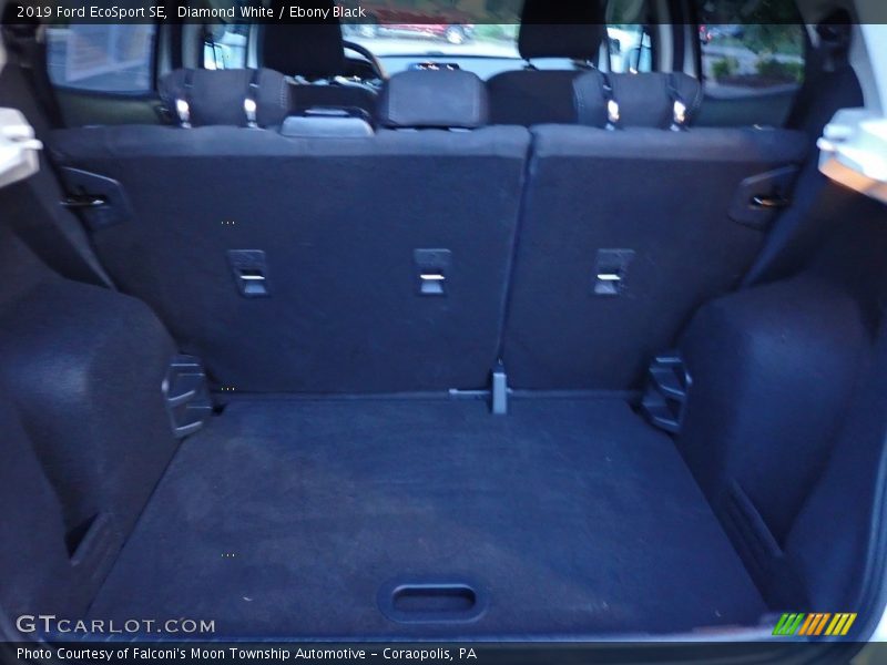 Diamond White / Ebony Black 2019 Ford EcoSport SE