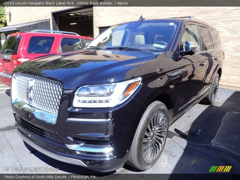 Infinite Black Metallic / Alpine 2019 Lincoln Navigator Black Label 4x4