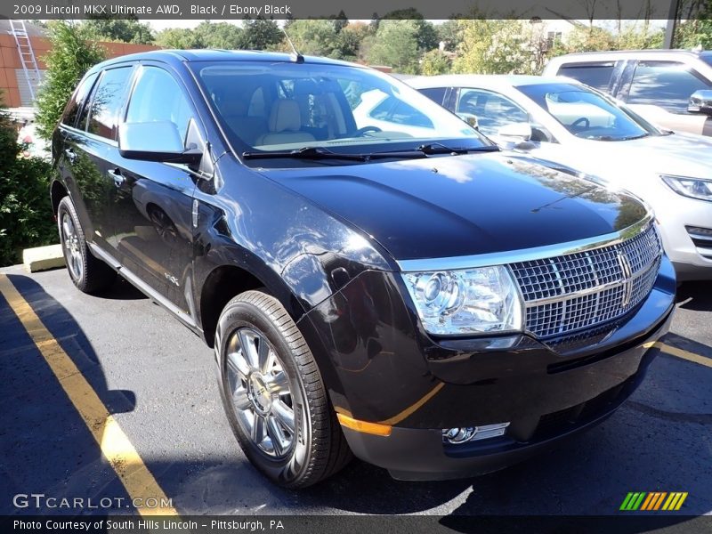 Black / Ebony Black 2009 Lincoln MKX Ultimate AWD