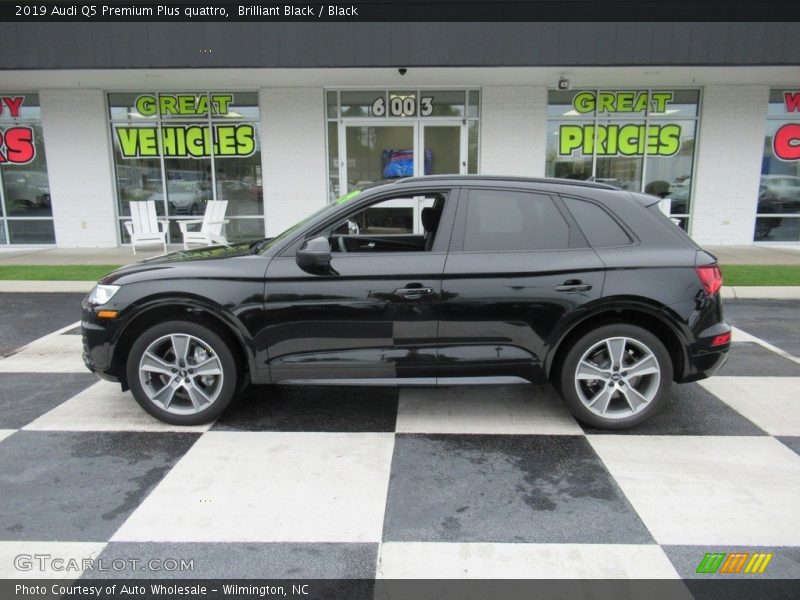 Brilliant Black / Black 2019 Audi Q5 Premium Plus quattro