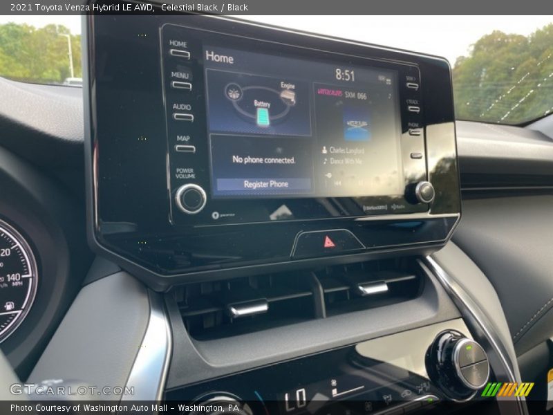 Celestial Black / Black 2021 Toyota Venza Hybrid LE AWD