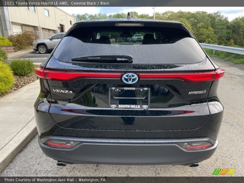 Celestial Black / Black 2021 Toyota Venza Hybrid LE AWD