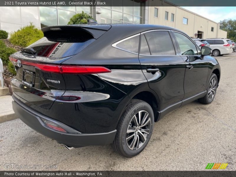 Celestial Black / Black 2021 Toyota Venza Hybrid LE AWD