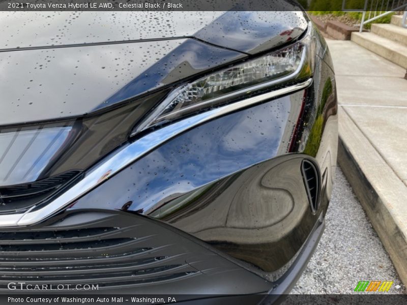 Celestial Black / Black 2021 Toyota Venza Hybrid LE AWD