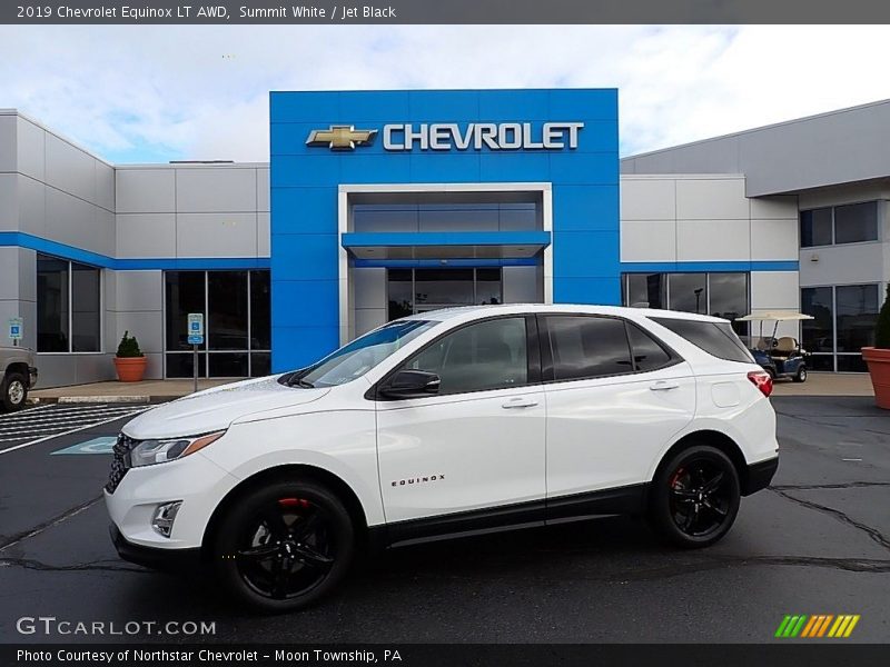 Summit White / Jet Black 2019 Chevrolet Equinox LT AWD