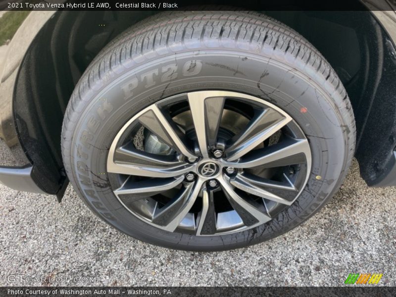 Celestial Black / Black 2021 Toyota Venza Hybrid LE AWD